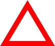 segnavia 1 triangolo cornice